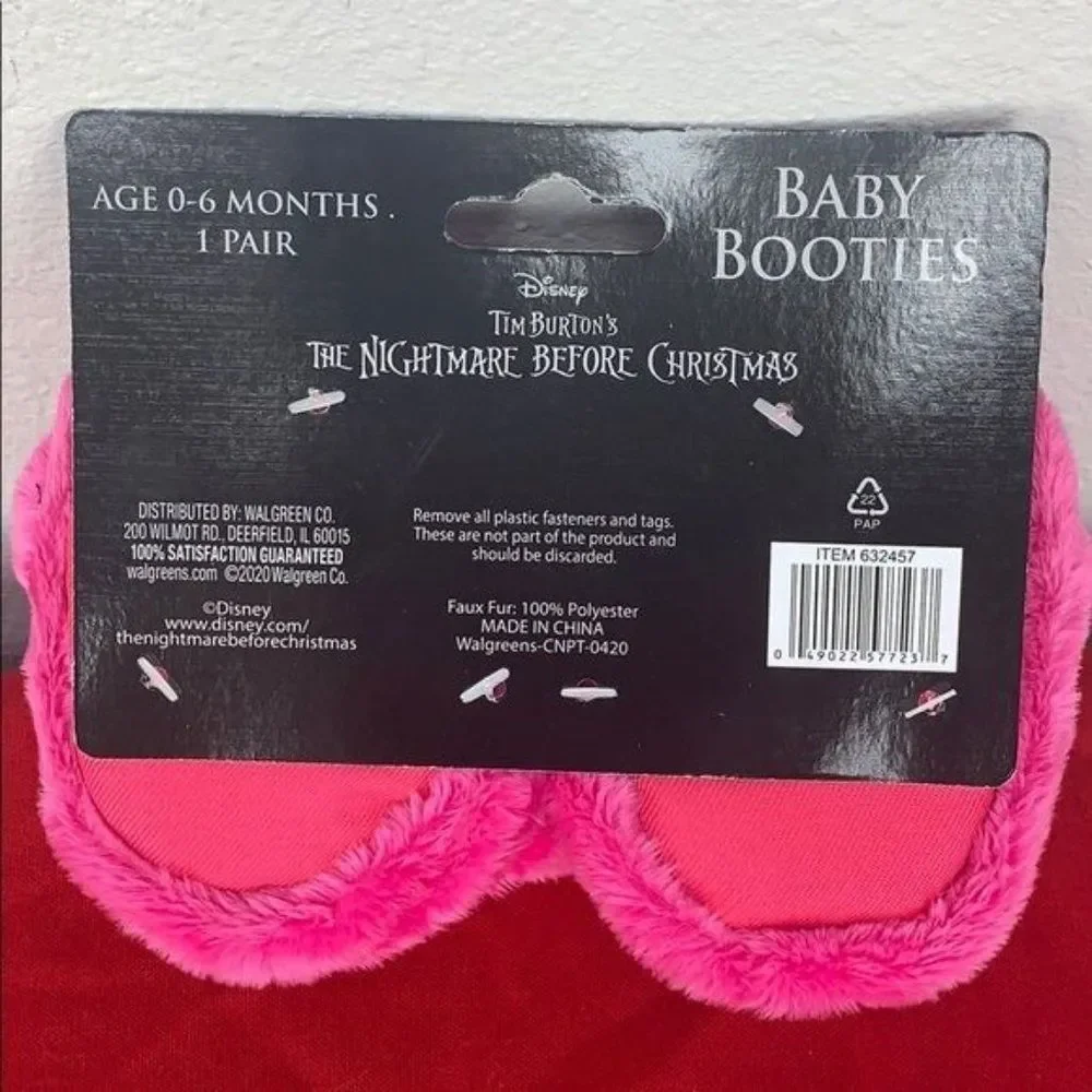 Nightmare Before Christmas Sally 0-6 month Baby‎ Slippers Booties